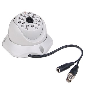 Aposonic 1/3'' CCD Infrared Color Mini Dome Surveillance Camera